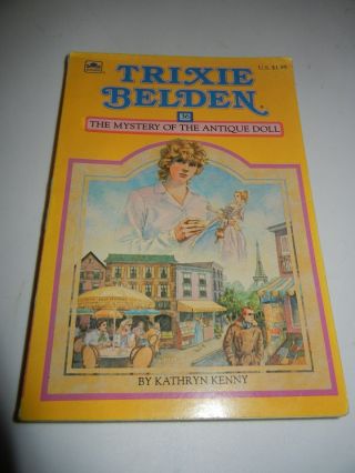 Vintage Trixie Belden The Mystery Of The Antique Doll Katherine Kenny Pb 36