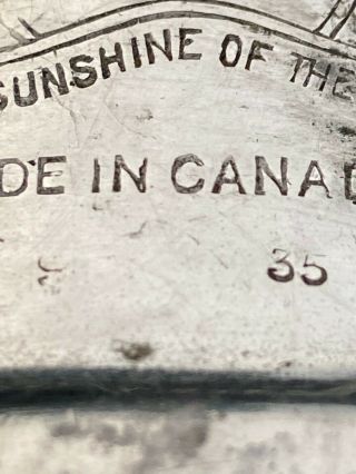 RARE 1935 CANADIAN COLEMAN MODEL 242 - K ?? LANTERN 3