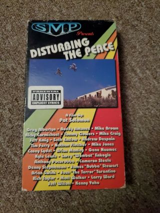 Smp Presents Disturbing The Peace Vhs (1996) Motocross Rare
