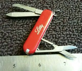 Rare Swiss Army Victorinox Classic Emergency Blade Pocket Knife Multi Tool Sak