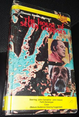 The House Of Seven Corpses - Rare Beta Tape Betamax Horror