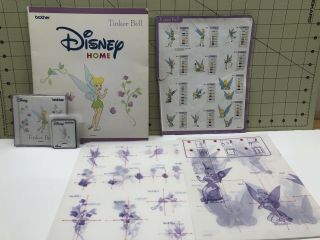Rare And Oop Disney Home Brother Embroidery Card Tinker Bell Fairies