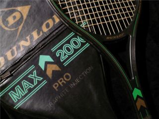 Rare Dunlop Max 200g Pro Mcenroe Signature Edition Vintage Tennis Racquet