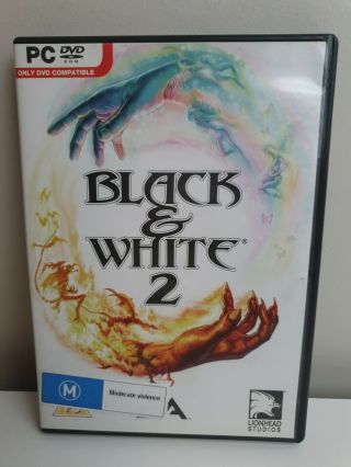Black And White 2 Pc Game Rare Complete Ea Sports