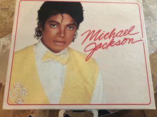 Rare Michael Jackson Record Player With Thriller Album