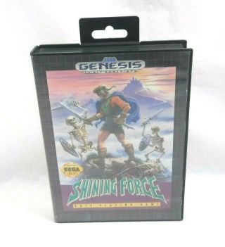 Shining Force (sega Genesis,  1992) Rare Complete In Case Authentic Rpg