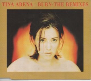 Tina Arena Rare 1997 Aust Only Oop 3 Track Pop Cd Single " Burn " The Remixes