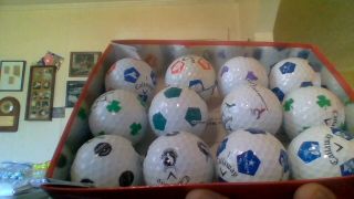 36 Callaway Truvis soccer golf balls mixed AAAA - AAAAA (A FEW MIGHT BE RARE 3