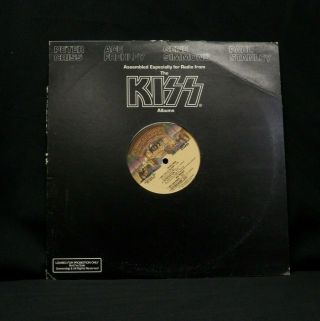 12 " Lp Vg,  Kiss The Kiss Albums 1978 Casablanca Promo Rare Nbd 20137 Dj