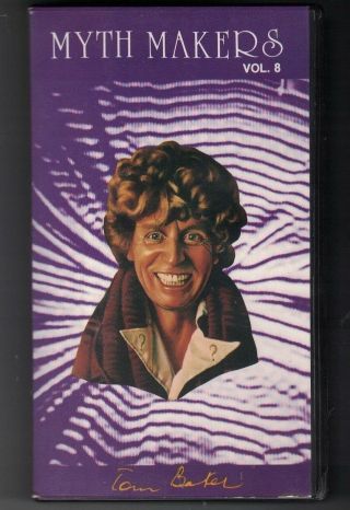 Myth Makers Vol.  8 - Tom Baker - Very Rare Doctor Who Related Bio - Oop 1989 Vhs