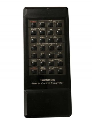 Rare Vintage - Oem Technics Eur64111 Remote Control Transmitter (japan)