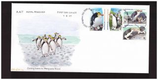 Australia 2007 Mansfield Illustrated Antarctic Aat Penguins Fdc No 1/8 Rare Read