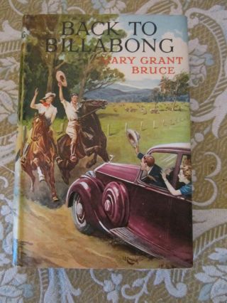 Vintage Mary Grant Bruce Billabong Series Back To Billabong 1950s Rare