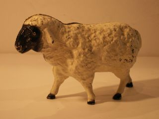 Antique/vintage - Black Face Sheep - Cast Iron Bank