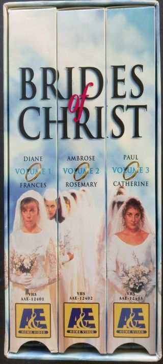 Brides Of Christ,  Full Mini - Series 3 - Pack (a&e Vhs 1991) Very Rare Box Set
