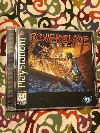 Powerslave (sony Playstation 1,  1996) Rare.  In Case.