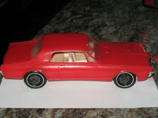 Vintage 1967 Mercury Cougar 1/18 Scale Promo Car Red Rare Color