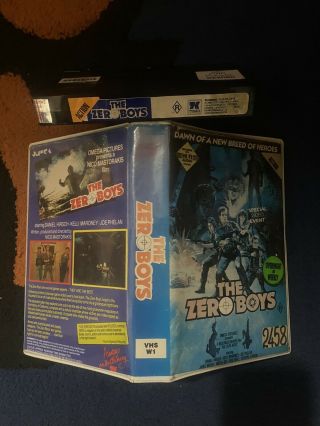 The Zero Boys Vhs/ Rare & R - Rated Action/horror Seven Keys Video