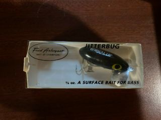 Vintage Fred Arbogast Jitterbug Fishing Lure 3/8 Oz Spinner Surface Bait 4 Bass
