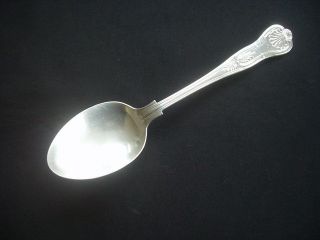 Vintage Silver Plated Table / Serving Spoon Kings Pattern Sheffield 8.  75 "