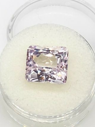 Natural $3000 9ct Pink Kunzite Fancy Radiant Cut Loose Gem Rare