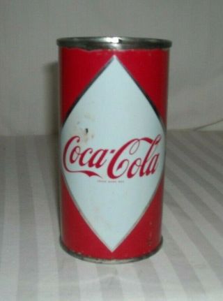 Rare Coca Cola 10 Oz.  Flat Top Pop Can