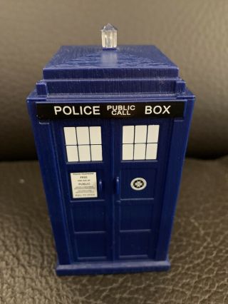 Doctor Who Mini Tardis Police Box 4” Rare Collectible 2009