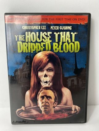 The House That Dripped Blood (dvd,  2003) Rare Oop Horror B Movie Christopher Lee