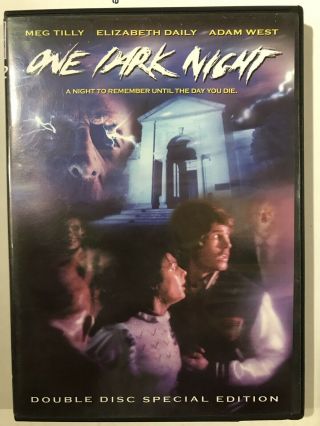One Dark Night Dvd Rare Double Disc Special Edition,  2 Discs 1982 Horror Movie