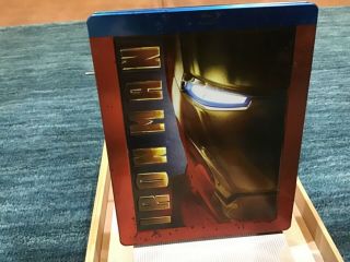 Marvel Iron Man 1 2008 Future Shop Exclusive Blu - Ray 2 Disc Steelbook Rare Oop