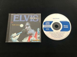 Elvis Presley Pure Gold Rare Australian Rainbow Release Cd