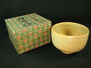 Vintage Japanese Signed Ceramic Hand Made Tea Bowl Chawan Tea Ceremony