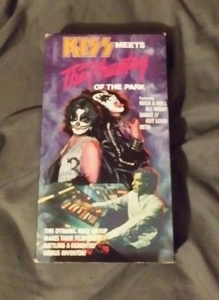 Kiss Meets The Phantom Of The Park (vhs) Rare Horror Cult B - Movie