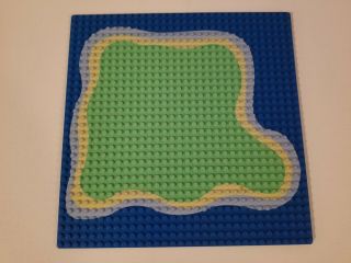 Lego Paradisa Island Pattern Baseplate 32x32 Dolphin Point 6414 Town