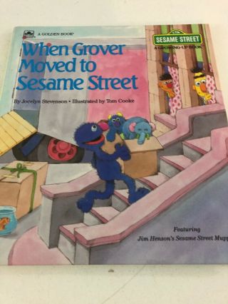 When Grover Moved To Sesame Street - Jocelyn Stevenson (1985,  Hardcover)