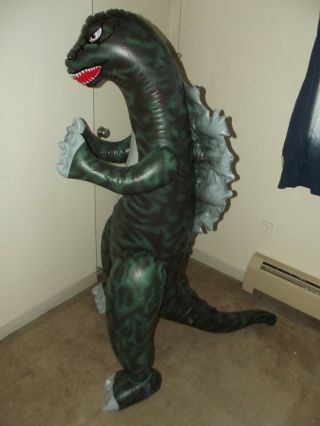 Inflatable Blow Up Vintage Rare 62 Inch Godzilla From Imperial 1992.