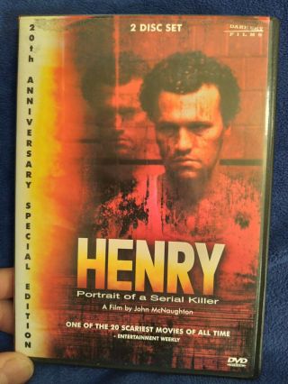 Henry Portrait Of A Serial Killer/dvd 2005 2 - Disc Set/rare Oop Horror/1990 Film