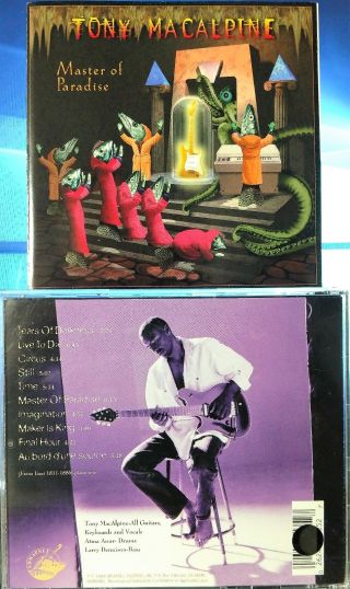 Tony Macalpine - Master Of Paradise (cd,  1999,  Shrapnel Records,  Usa) Rare