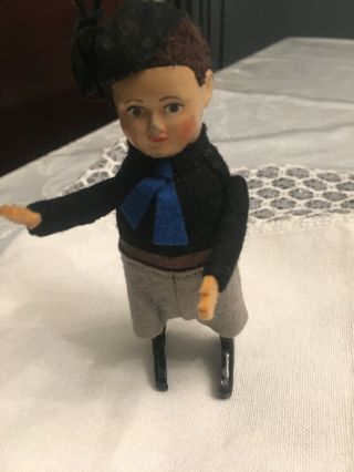Vintage Antique German Steiff Schuco Boy - Doll 5 "