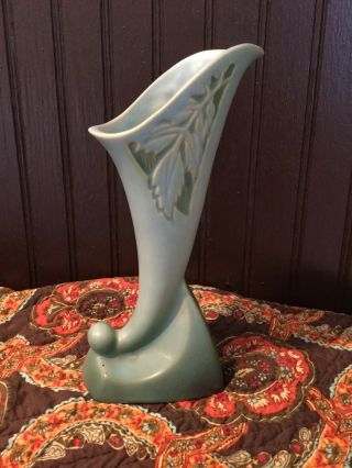 Antique Roseville Pottery 721 - 8” Blue Vase