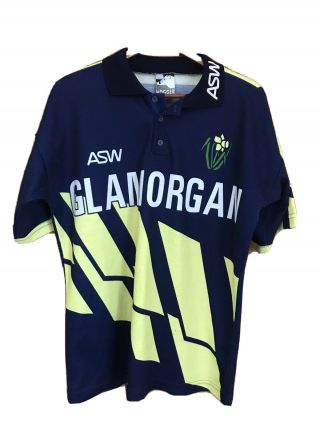 Rare Glamorgan Cricket Shirt 42/44 Hogger Sports Sunday League Viv Richards