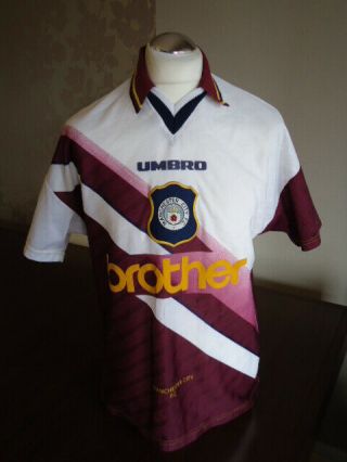 Manchester City 1994 Umbro Away Shirt Medium Rare Vintage Brother Man