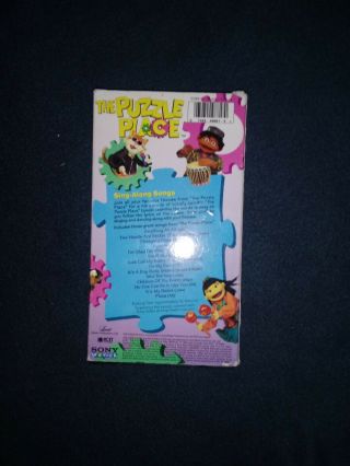 The Puzzle Place Sing Along Songs VHS Video 1995 Rare 2