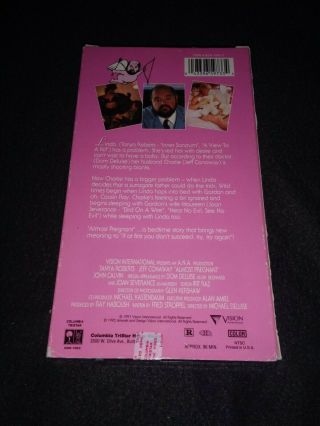 Almost Pregnant VHS Tonya Roberts Joan Severance Jeff Conaway Rare OOP 2