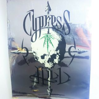 1993 Rare Cypress Hill " Black Sunday " 5 " X4 " Sticker Vintage Skull Marijuana Nos