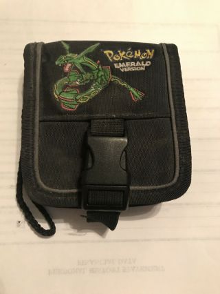 Gameboy Advance Sp Case - Pokemon Emerald Rayquaza Edition - Rare - Very Good