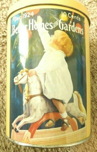 Rare? Better Homes And Gardens Tin Canister - - In Great Shape - - A Terrific Gift