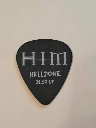 Him Guitar Pick From Last Show The Farewell Tour Tour 2017 Very Rare Helldone