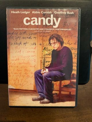 Candy Dvd,  2007,  Heath Ledger Rare