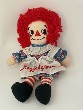 Rare 1970’s Raggedy Ann Applause Plush 4”vintage Doll